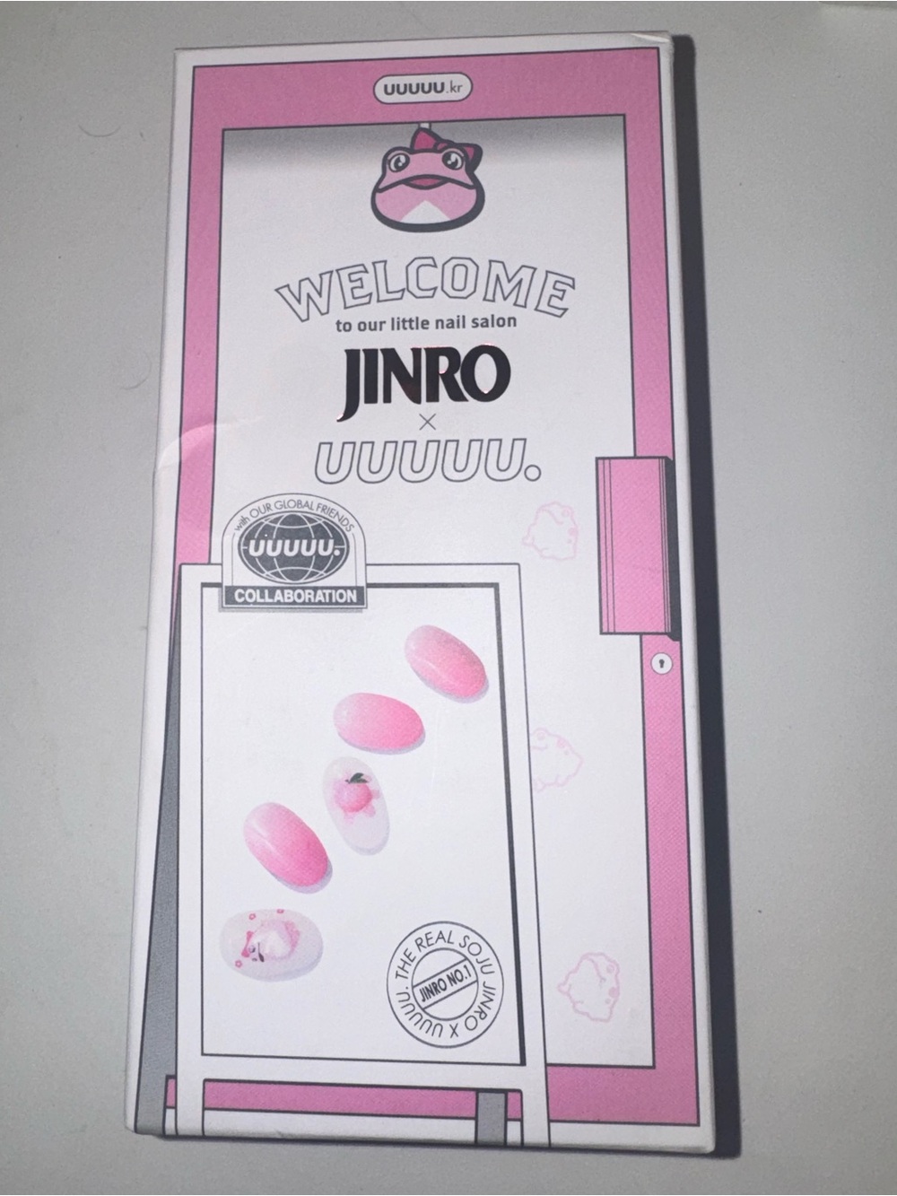 Jinro x uuuuu. Pink Nail Strip Kit